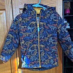 Boys 4T cat&jack. Excellent shape. Fleece lined. Dinosaurs.